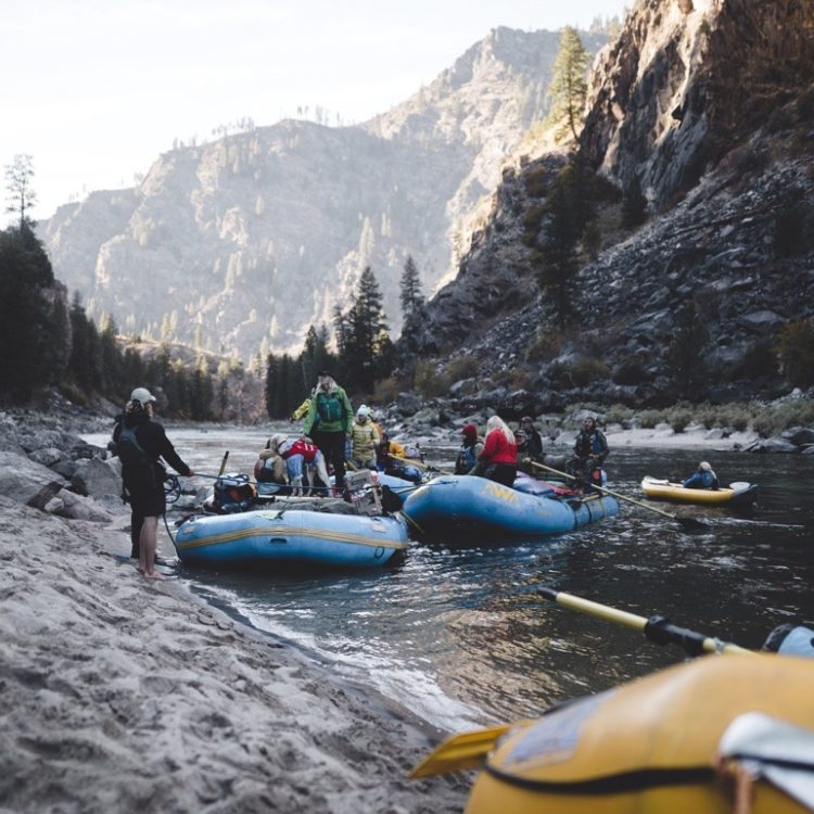 Photo of people rafting